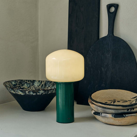 
Hudson Portable Table Lamp Dimmable Rechargeable LED Green