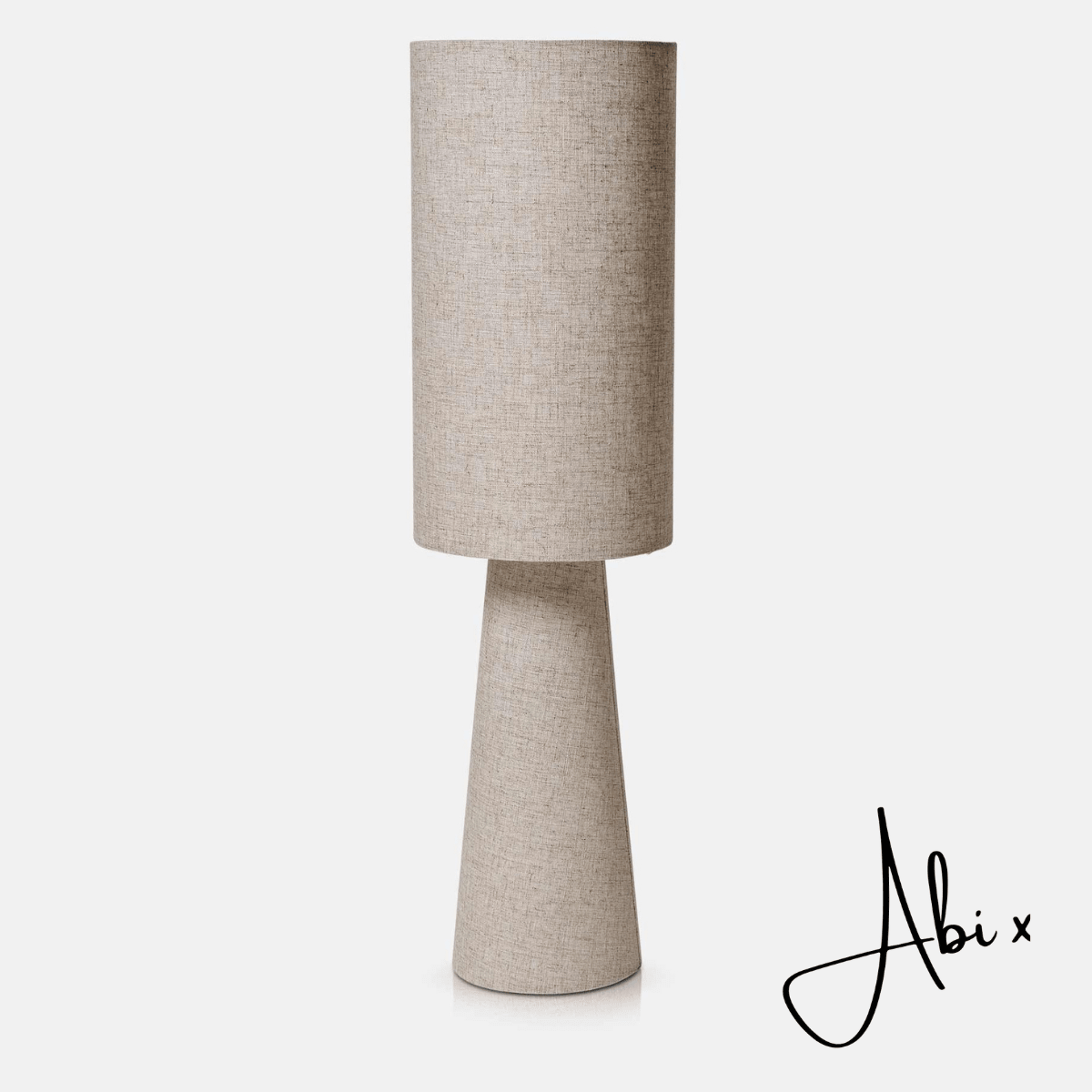 
Rollins Large Table Lamp Soft Fabric Shade 70cm
