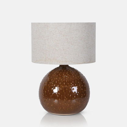 Redfern Ceramic Table Lamp Linen Shade Statement Size