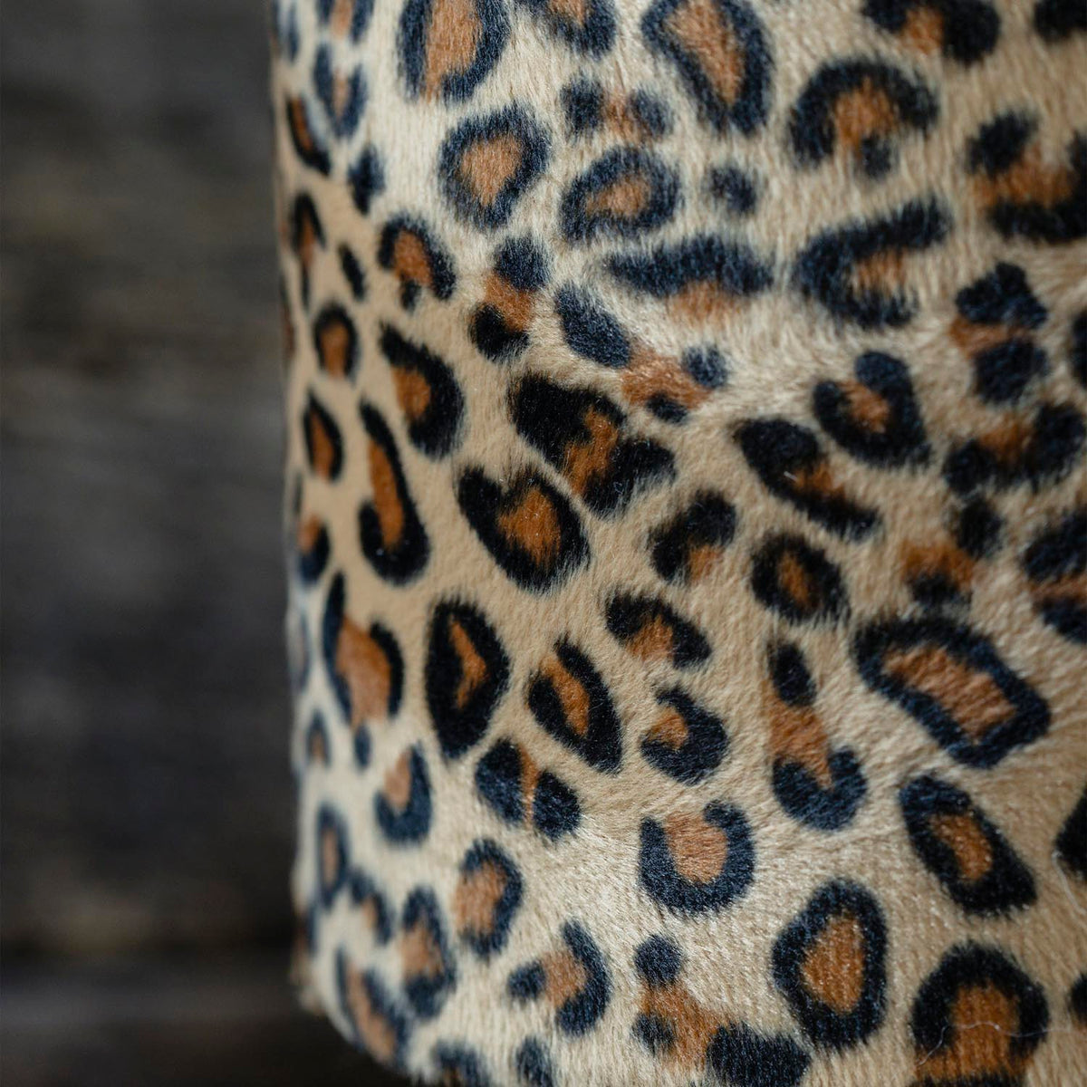 
Rio Table Lamp Leopard Print Fabric Shade 73cm Plug-In